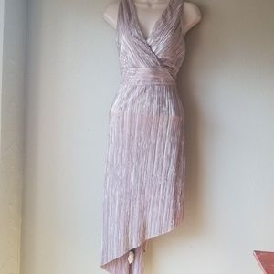 Nude Asymmetrical Dress